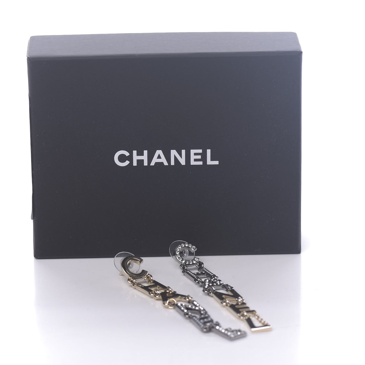 Crystal Pearl Bright Young Things Earrings Gold Ruthenium