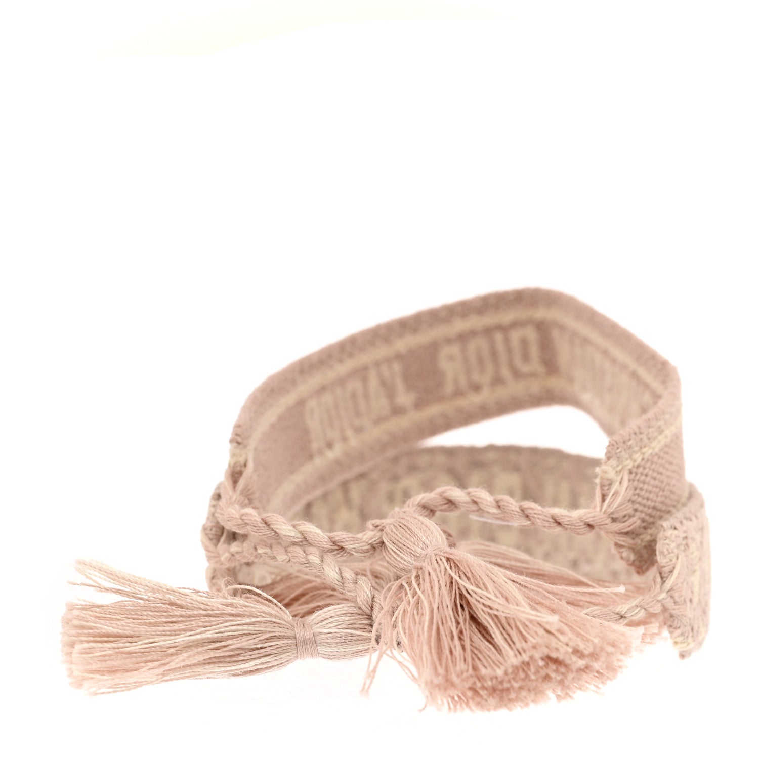 Christian Dior Woven Cotton J'Adior Friendship Bracelet Set Pink 3 of 3