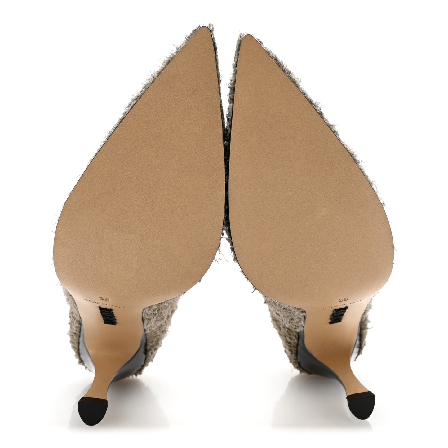 Brushed Suede Comic 90mm Pumps 39 Khaki Green