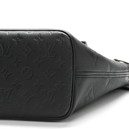 Louis Vuitton Empreinte Monogram Giant Neverfull MM Black 10 of 12