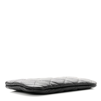 Chanel Caviar Quilted Small Cosmetic Case Black 3 of 7