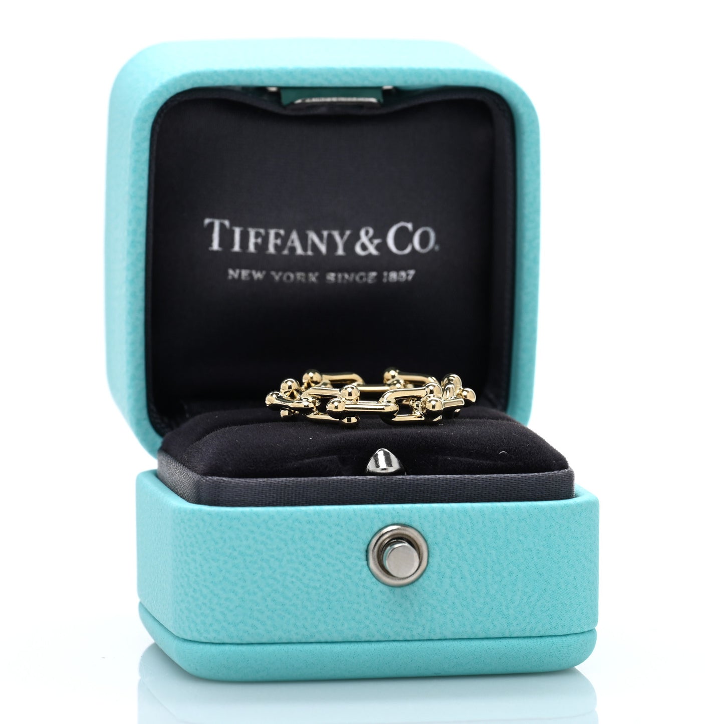 18K Yellow Gold Hardwear Micro Link Ring 48 4.5