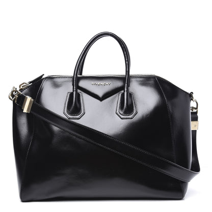 Givenchy Shiny Lord Calfskin Large Antigona Black 1 of 9