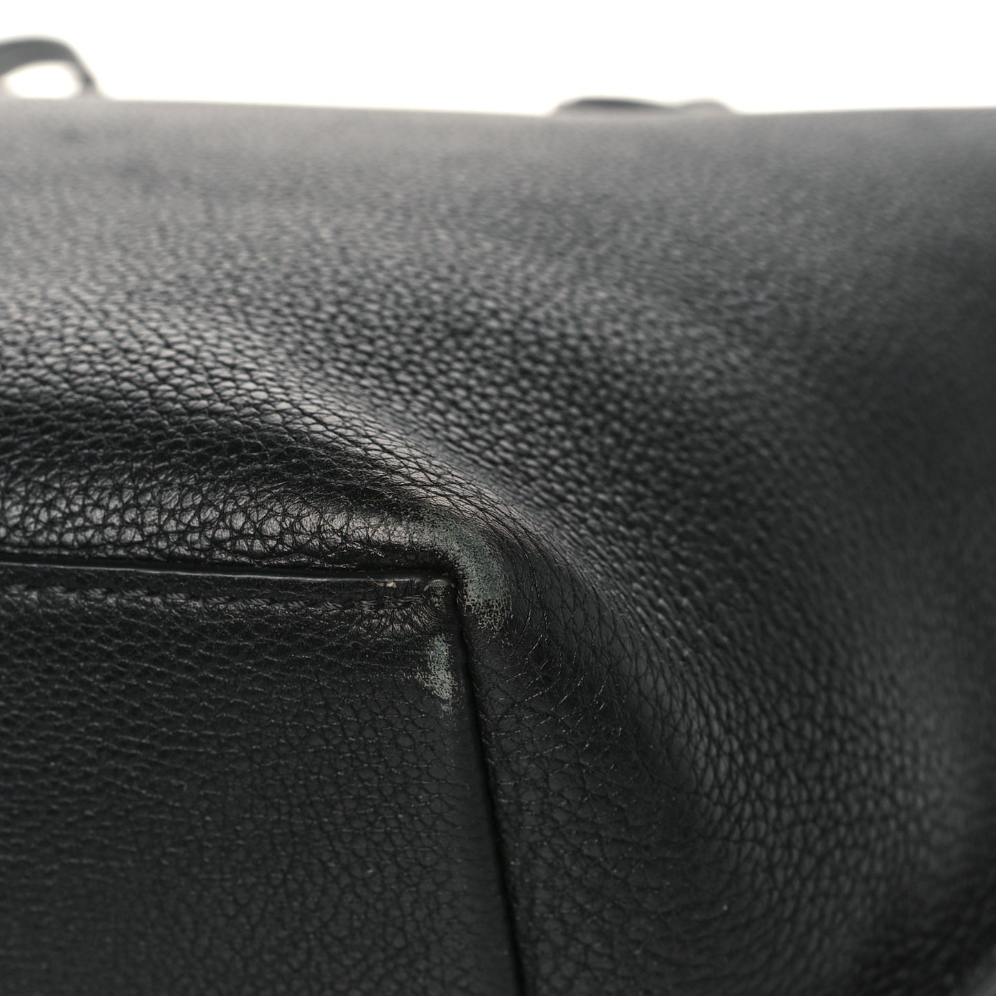 Calfskin Lockme Go Tote Black