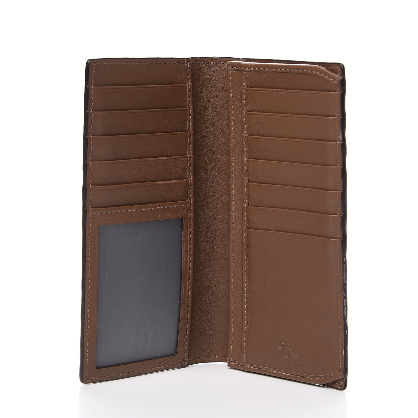 Microguccissima Bi-Fold Organizer Wallet Acero