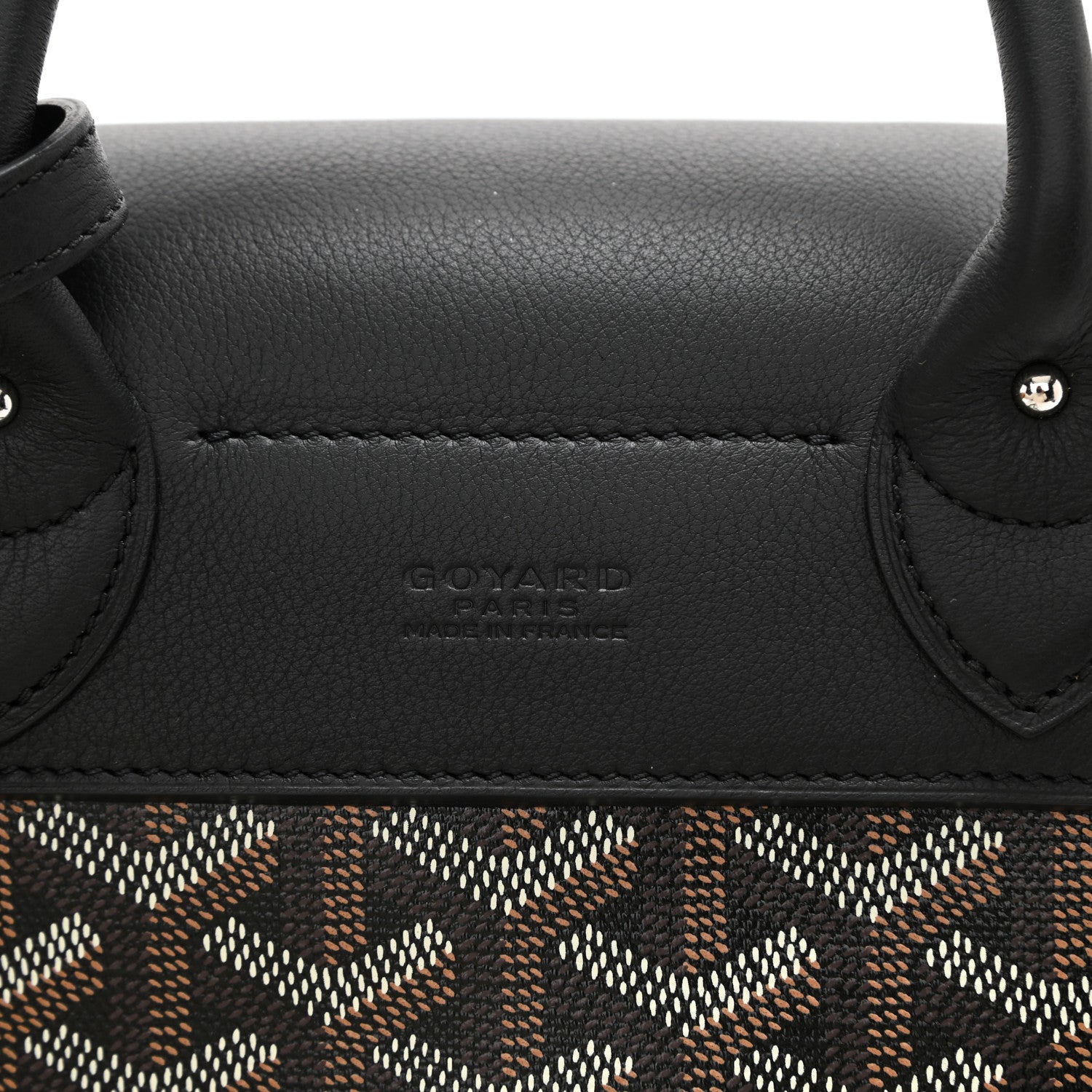Goyard Goyardine Calfskin Mini Alpin Backpack Black 5 of 6