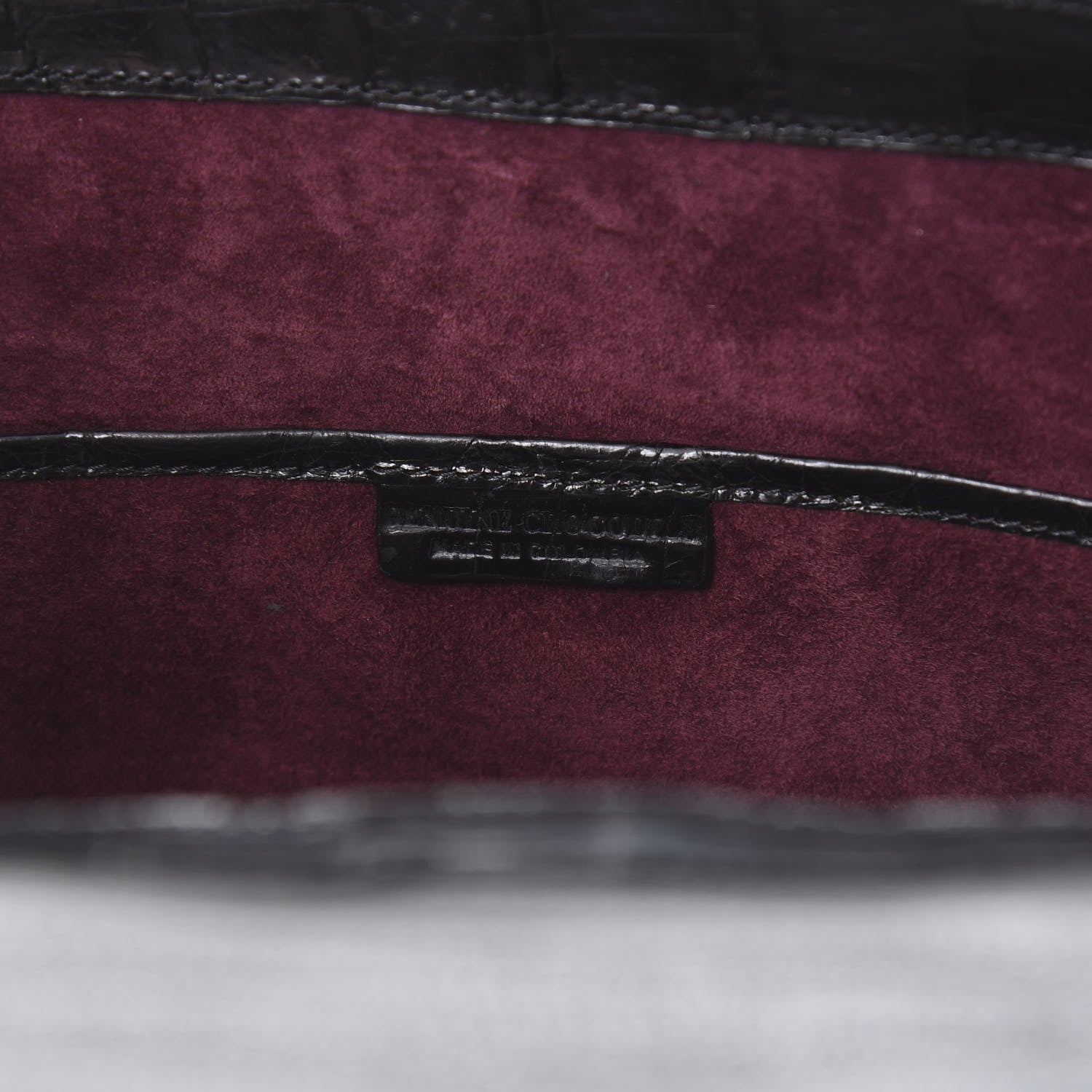 Nancy Gonzalez Crocodile Bar Clutch Black 7 of 8
