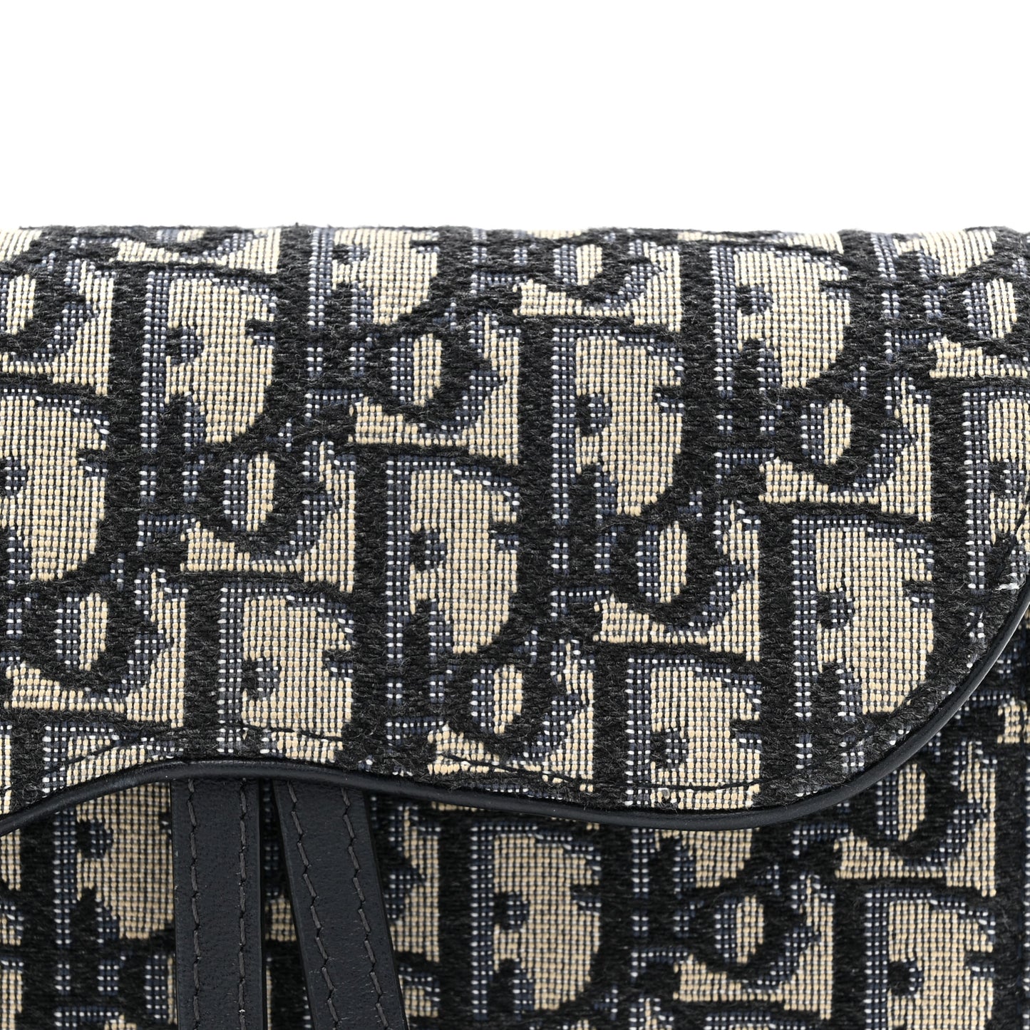 Oblique Saddle Belt Bag Blue