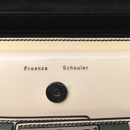 Proenza Schouler Spazzolato Mini PS11 Classic Shoulder Bag Ecru Black 6 of 8