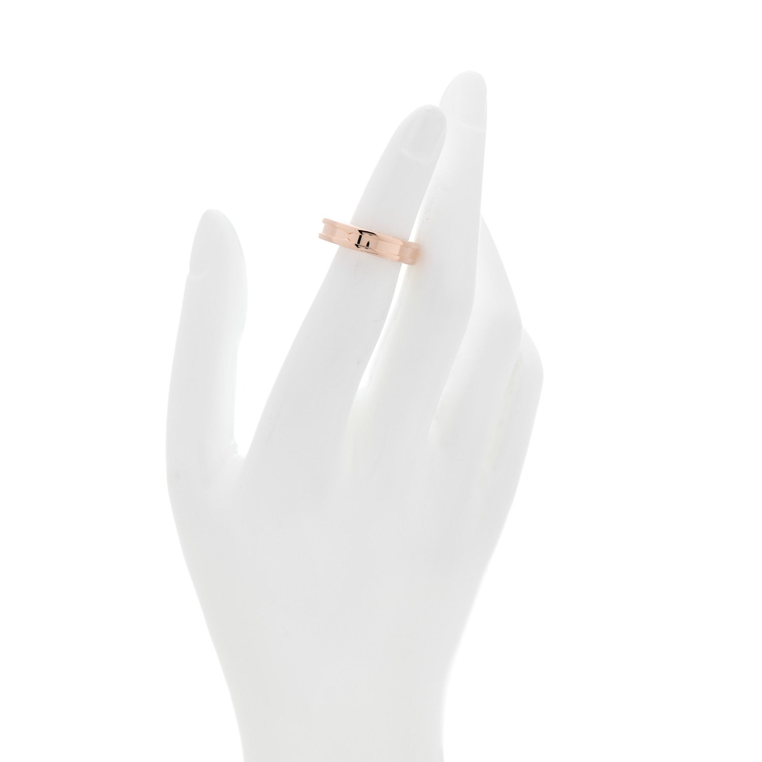 Bulgari 18K Rose Gold B.Zero1 One-Band Ring 52 6 2 of 6