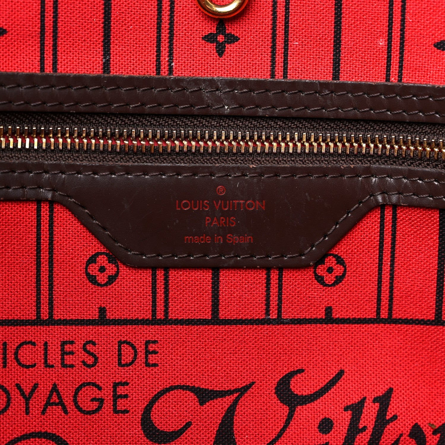 Louis Vuitton Damier Ebene Neverfull MM 6 of 19