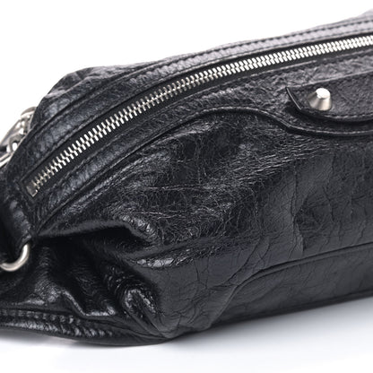 Balenciaga Lambskin Classic Hardware Neo Lift Hip Bag Black 7 of 8