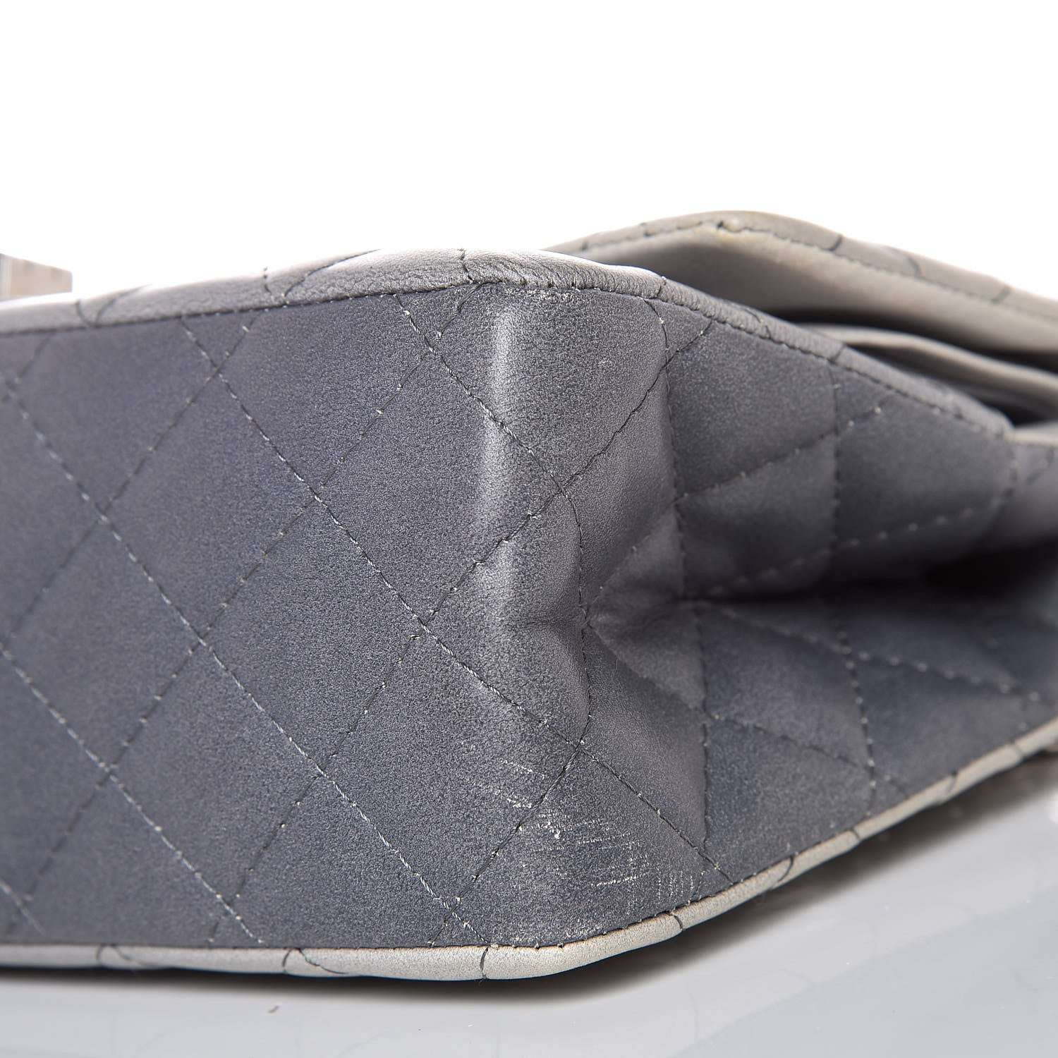 Chanel Lambskin 2.55 Reissue 225 Silver Degrade 9 of 9