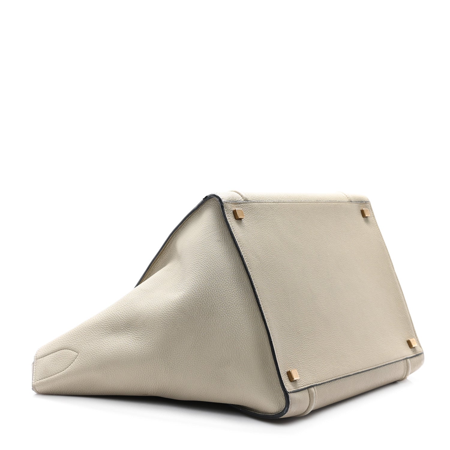 Celine Baby Grained Calfskin Medium Phantom Luggage Quartz 1740806