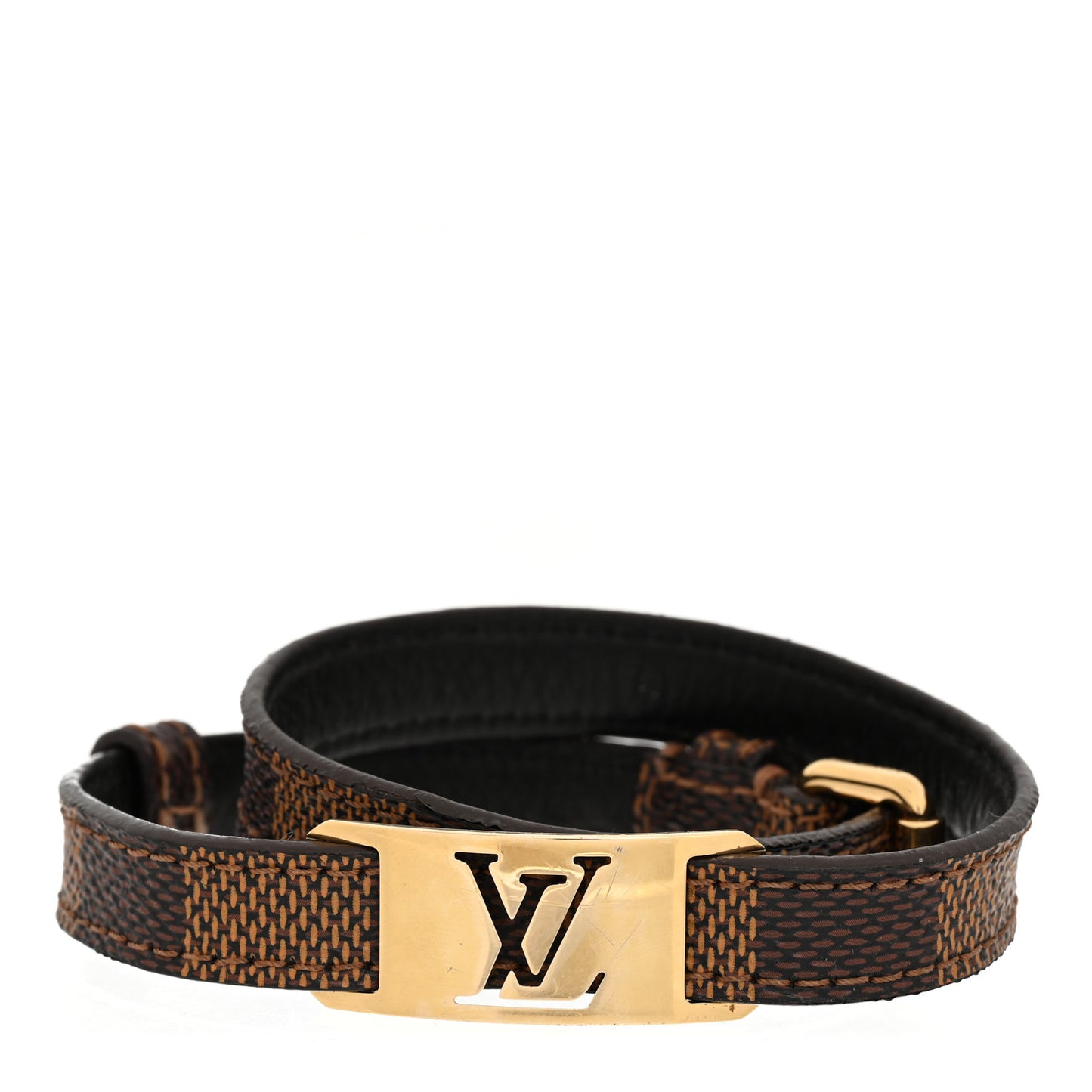 Damier Ebene Sign It Bracelet