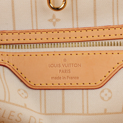 Louis Vuitton Damier Azur Neverfull MM 6 of 7