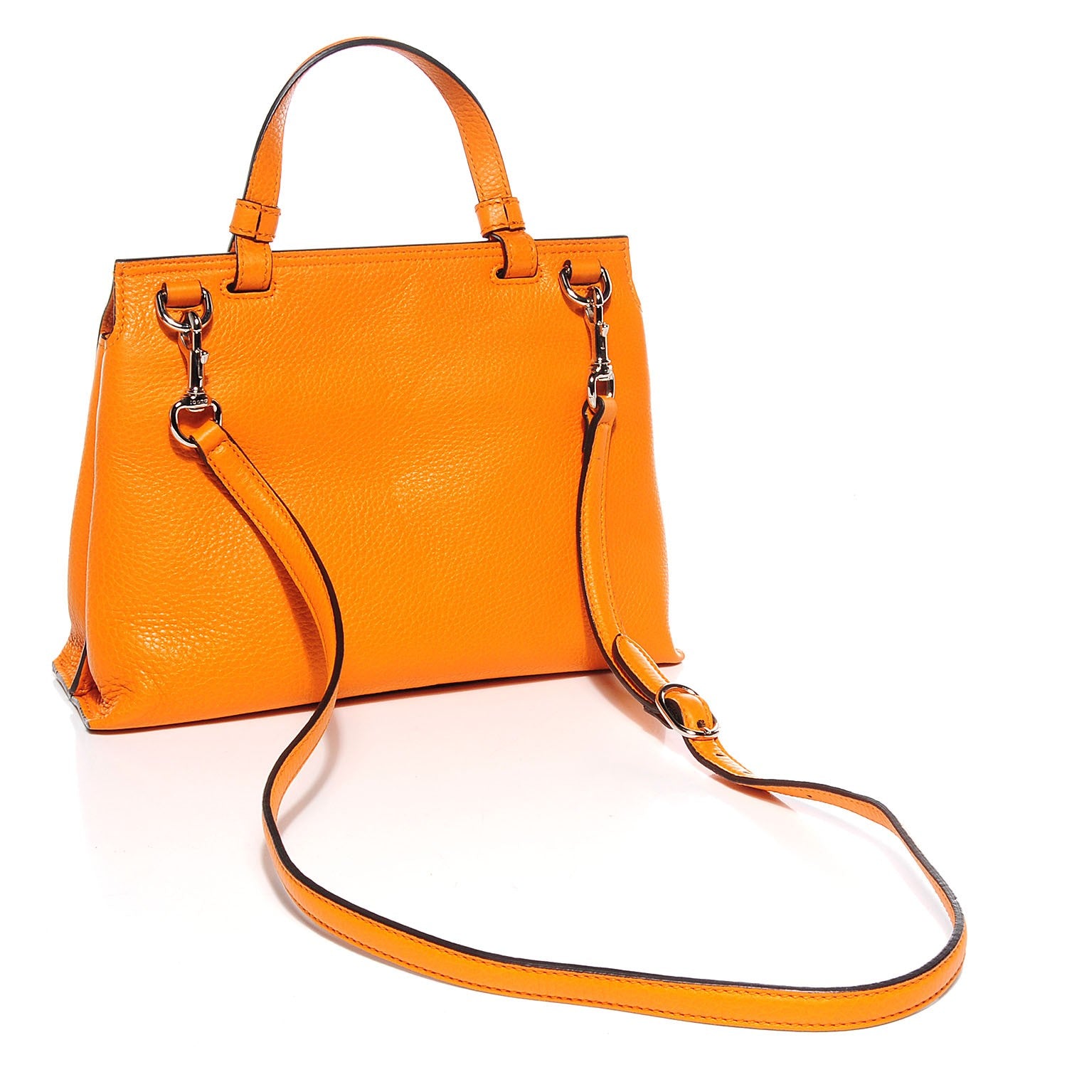 Gucci Cellarius Calfskin Small Bamboo Daily Top Handle Bag Curcuma 3 of 8