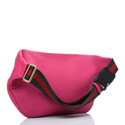 Gucci Grained Calfskin Logo Belt Bag Pink 3 of 17