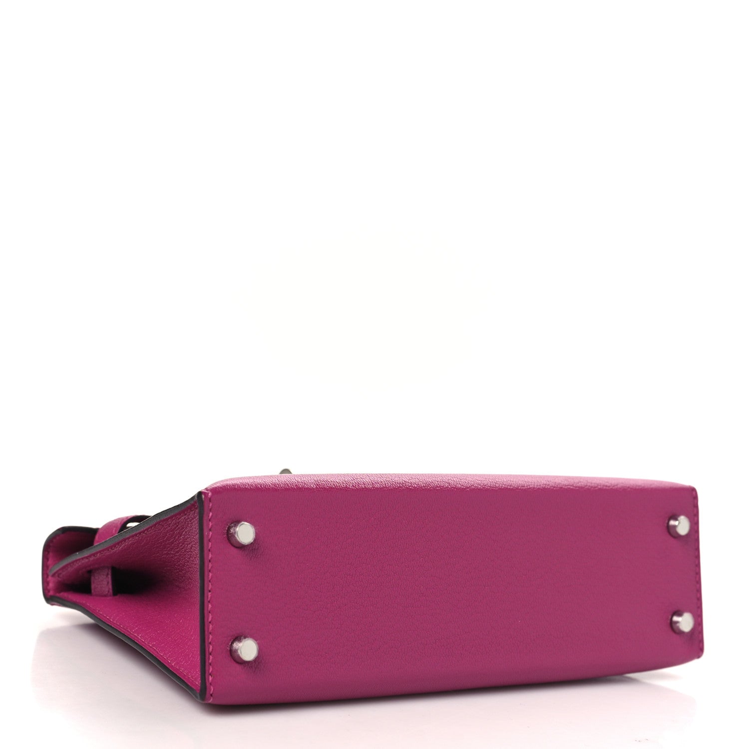 Hermes Chevre Mysore Mini Kelly Sellier 20 Rose Pourpre 4 of 13