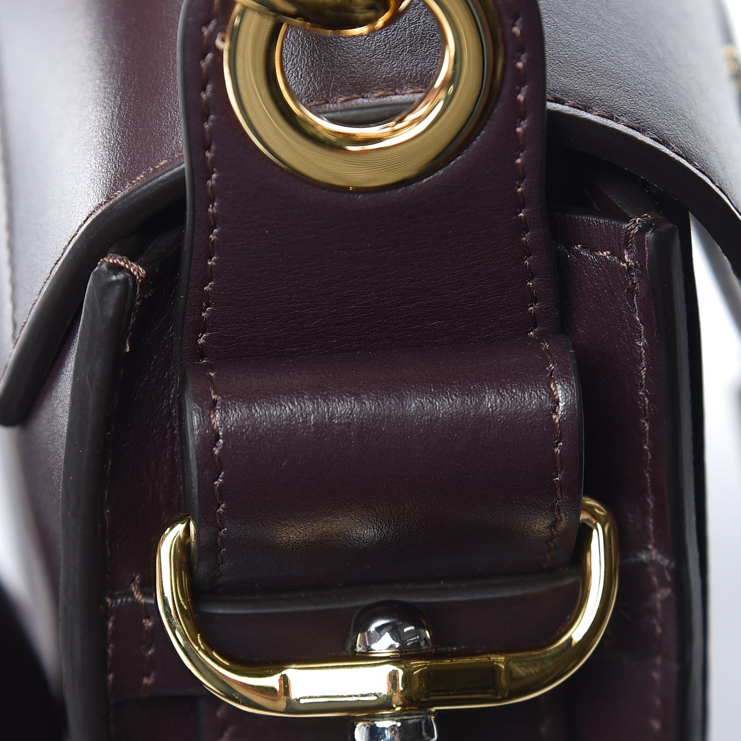 Chloe Calfskin Small Tess Bag Black Raisin 10 of 11