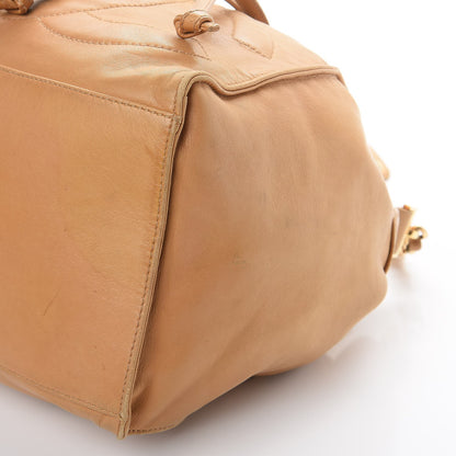 Chanel Lambskin CC Drawstring Bag Beige 17 of 17