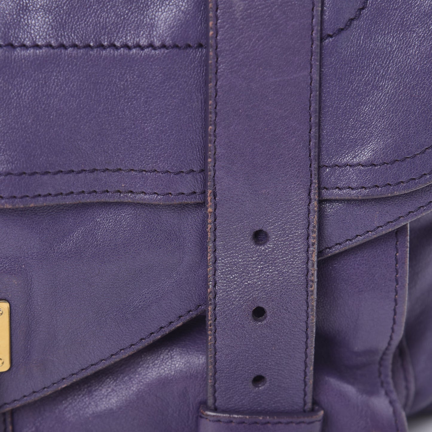 Lambskin Medium PS1 Satchel Purple Rain