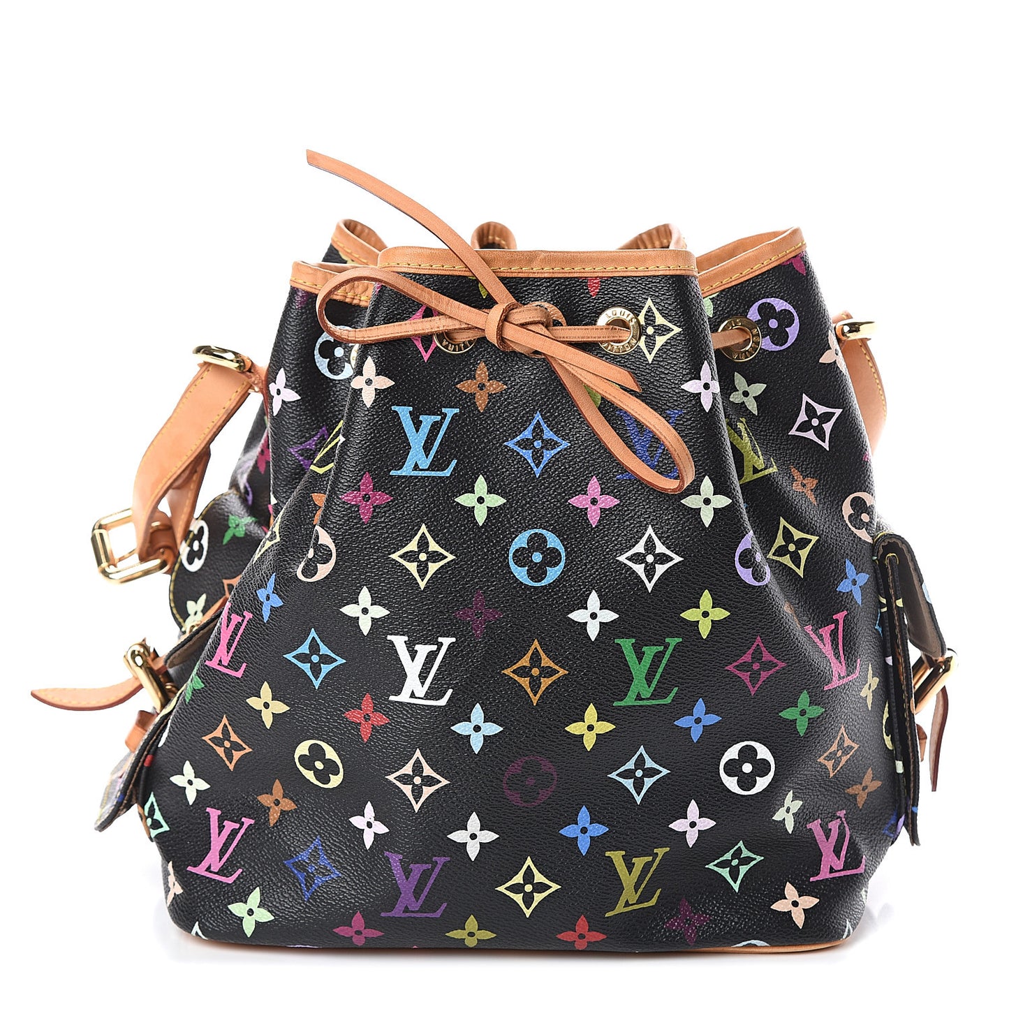 Monogram Multicolor Petit Noe Black