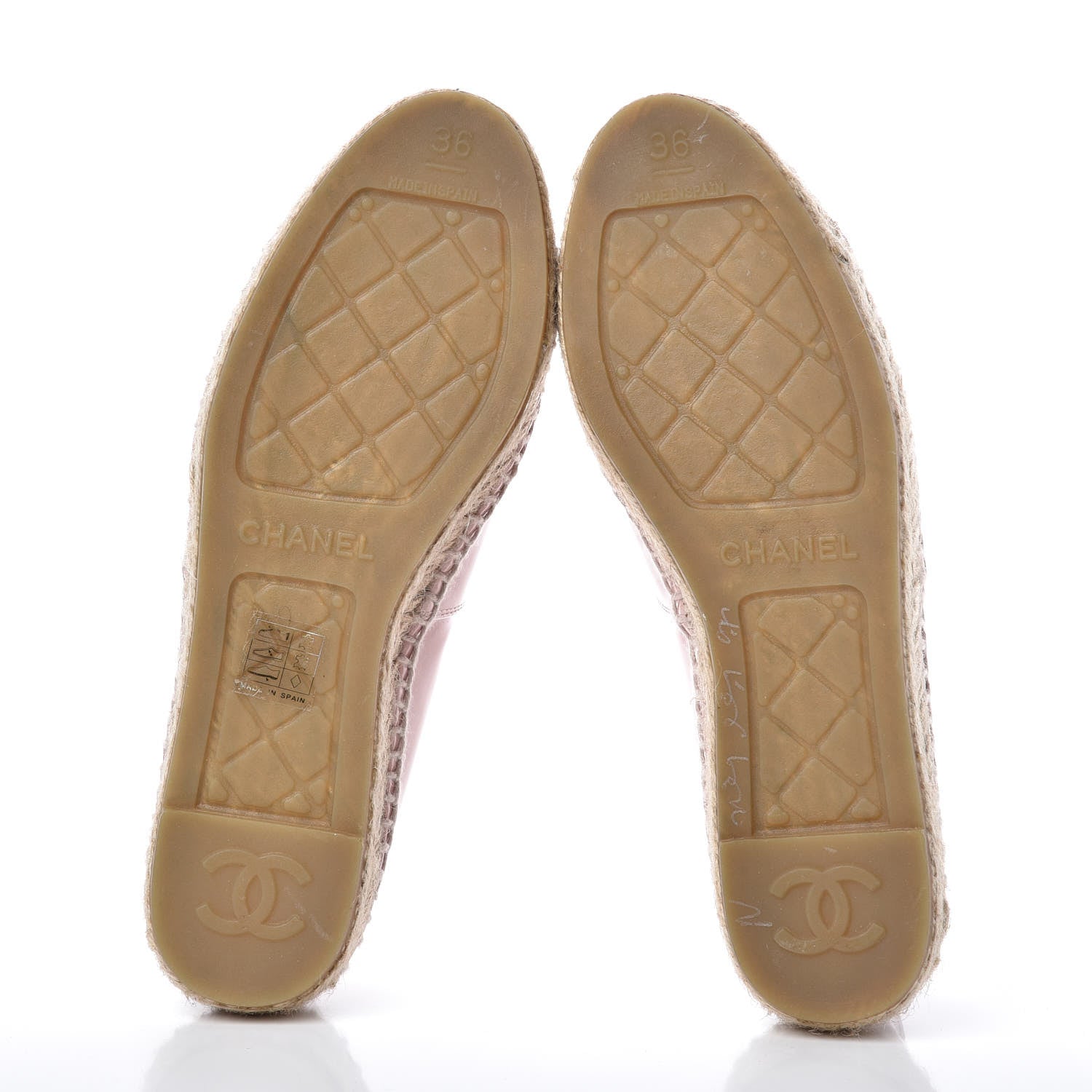 Chanel Patent CC Espadrilles 36 Pink 5 of 12