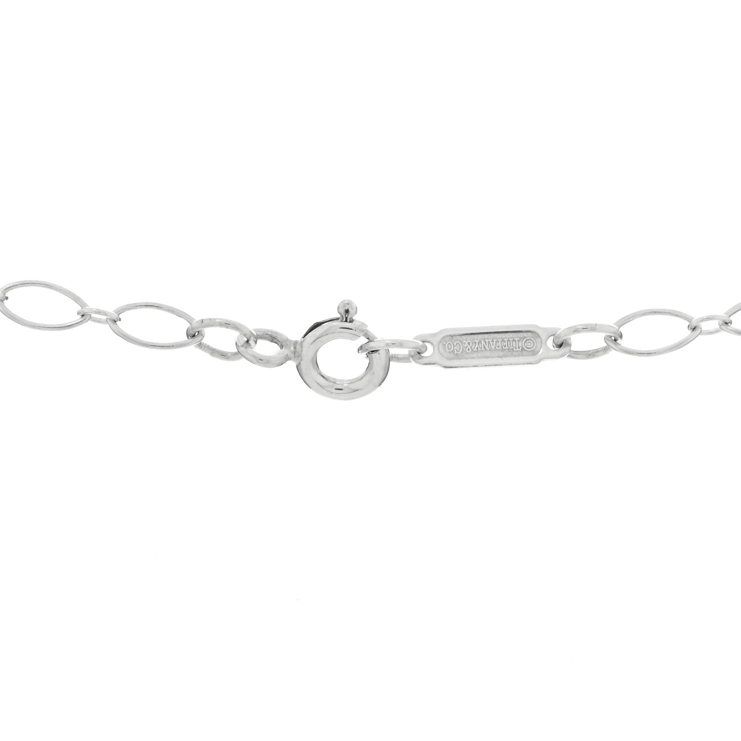 Tiffany Sterling Silver Oval Link Chain Necklace 20" 3 of 3