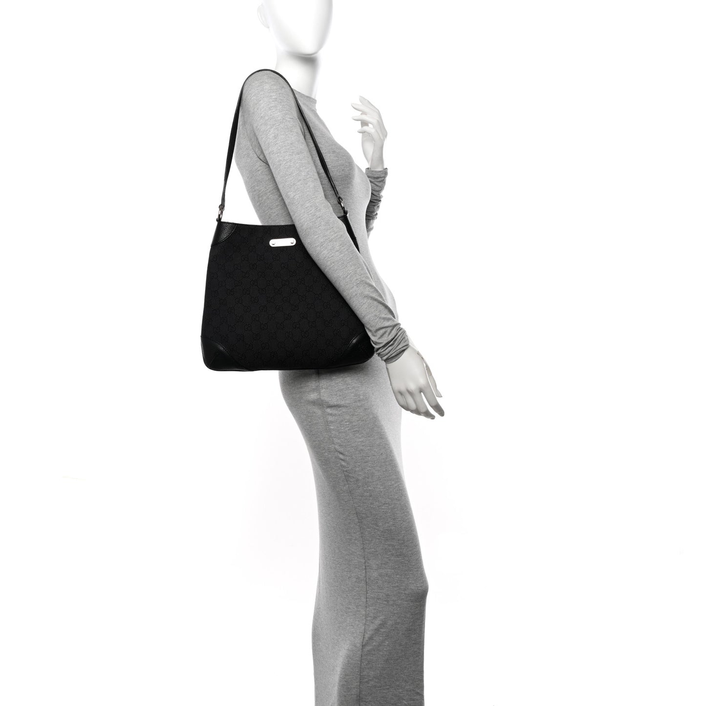 Monogram Shoulder Bag Black