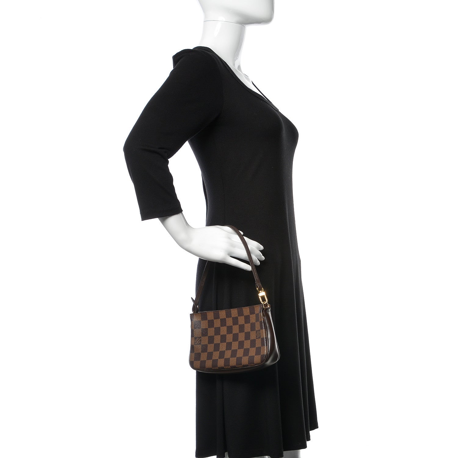 Louis Vuitton Damier Ebene Navona Pochette Accessories 3 of 11