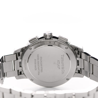 Tiffany Stainless Steel 36mm Atlas Dome Chronograph Quartz Watch 4 of 5