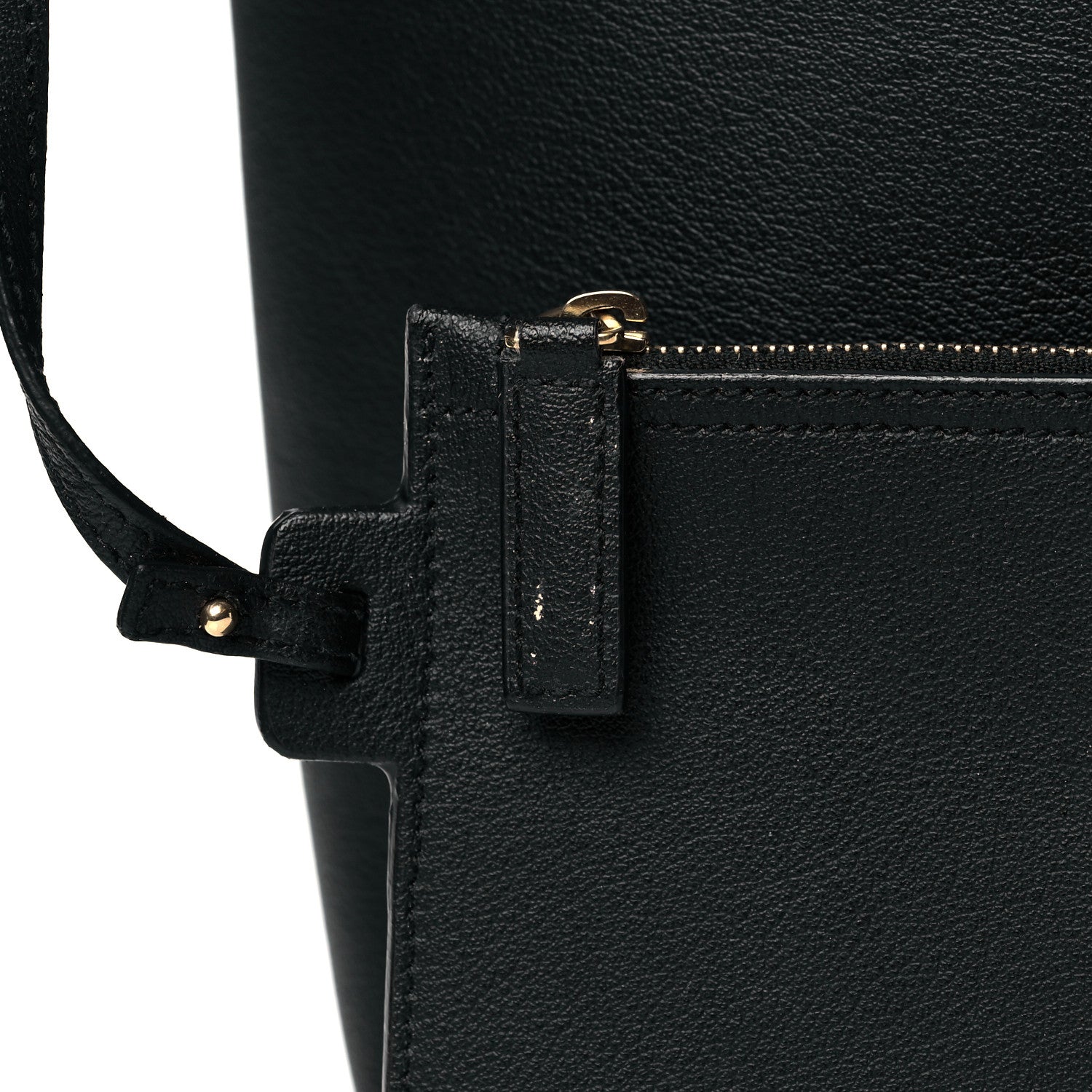 Saint Laurent Calfskin Large Shopping Tote Black 12 of 12