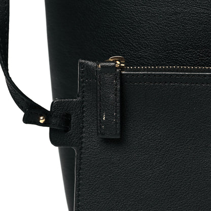 Saint Laurent Calfskin Large Shopping Tote Black 12 of 12