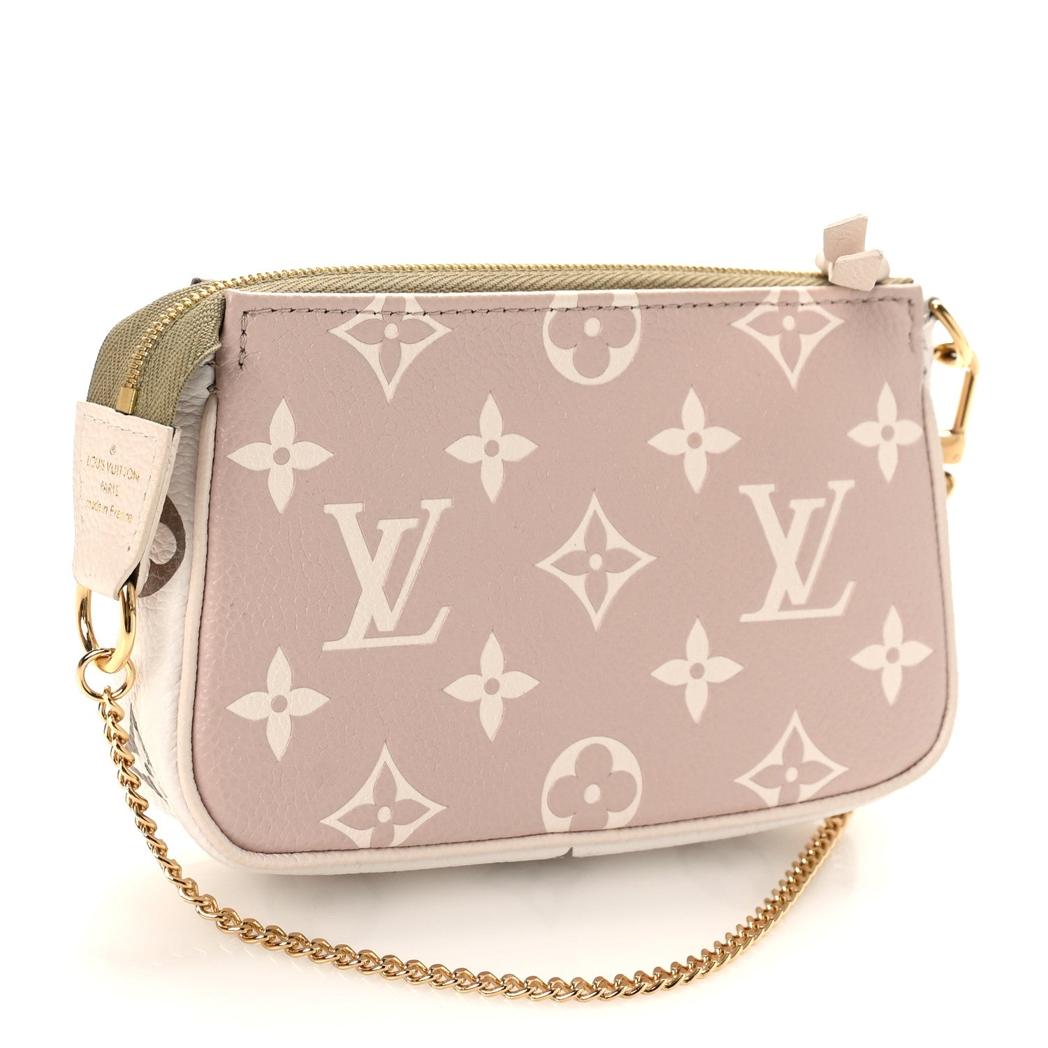 Louis Vuitton Empreinte Spring in the City Mini Pochette Accessories Kaki Beige Cream 2 of 9