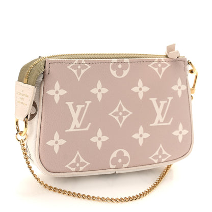 Louis Vuitton Empreinte Spring in the City Mini Pochette Accessories Kaki Beige Cream 2 of 9