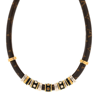 Louis Vuitton Monogram Collier Wild Strass Necklace 1 of 6