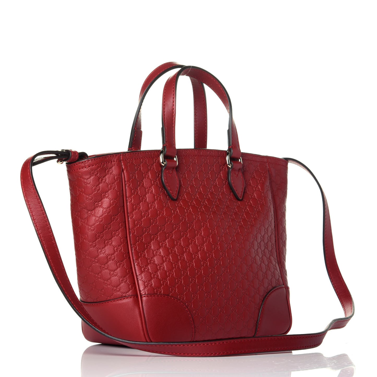 Microguccissima Small Bree Tote Red