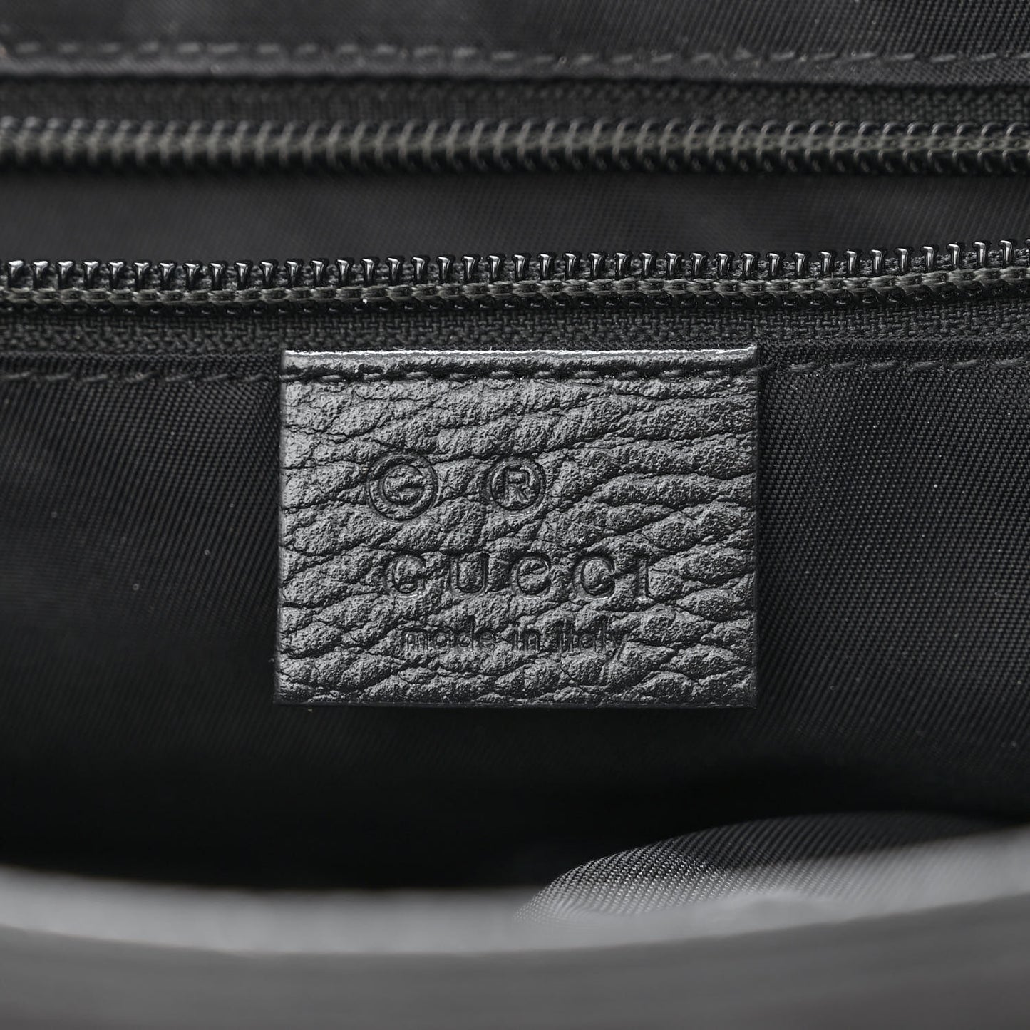 Nylon Monogram Double Buckle Flap Messenger Bag Black