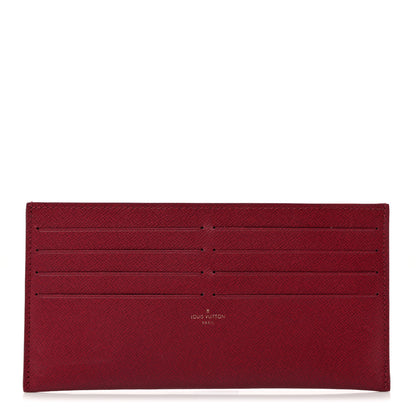 Louis Vuitton Calfskin Felicie Card Holder Insert Fuchsia 1 of 6