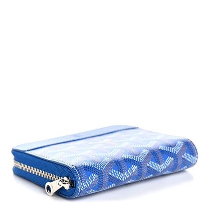 Goyard Goyardine Matignon PM Wallet Blue 4 of 7