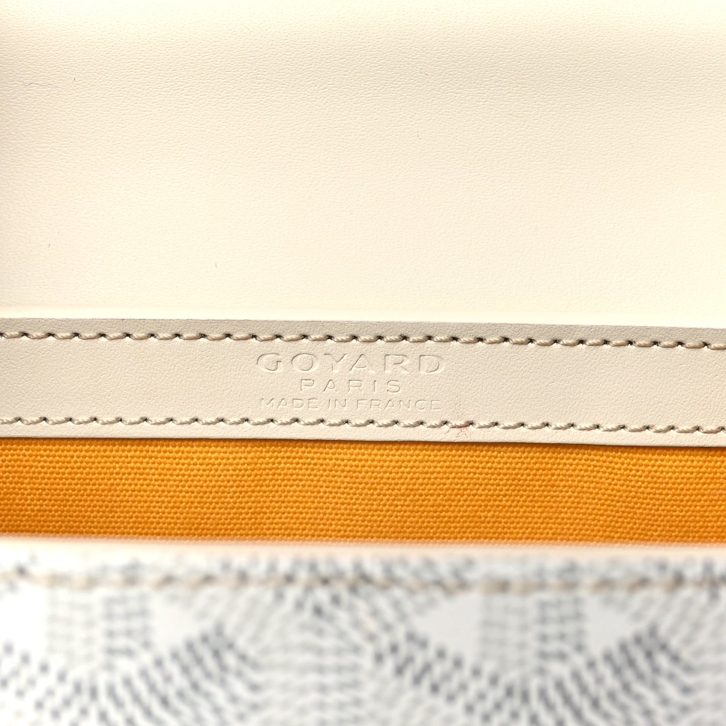 Goyardine Structure Mini Saigon White