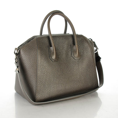 Givenchy Pebbled Calfskin Medium Antigona Grey 3 of 6
