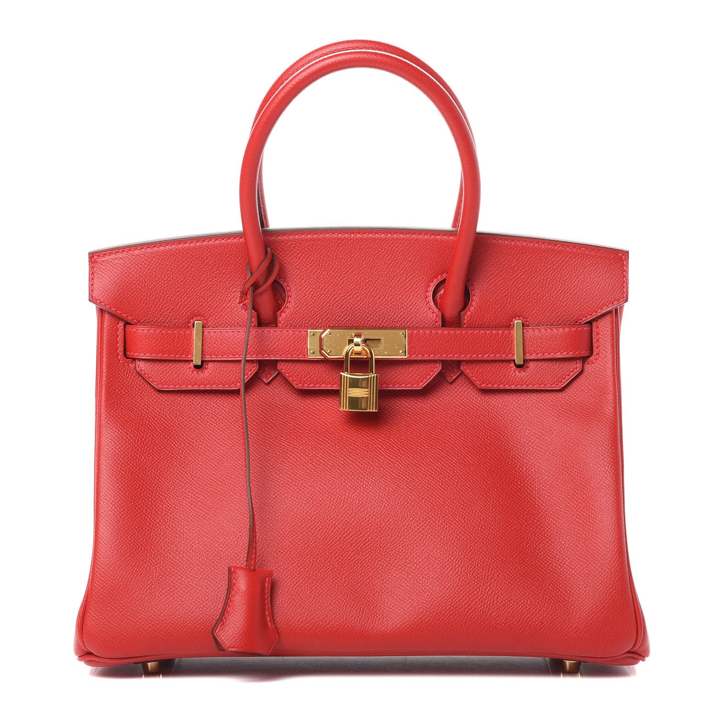 Epsom Birkin 30 Rouge Casaque