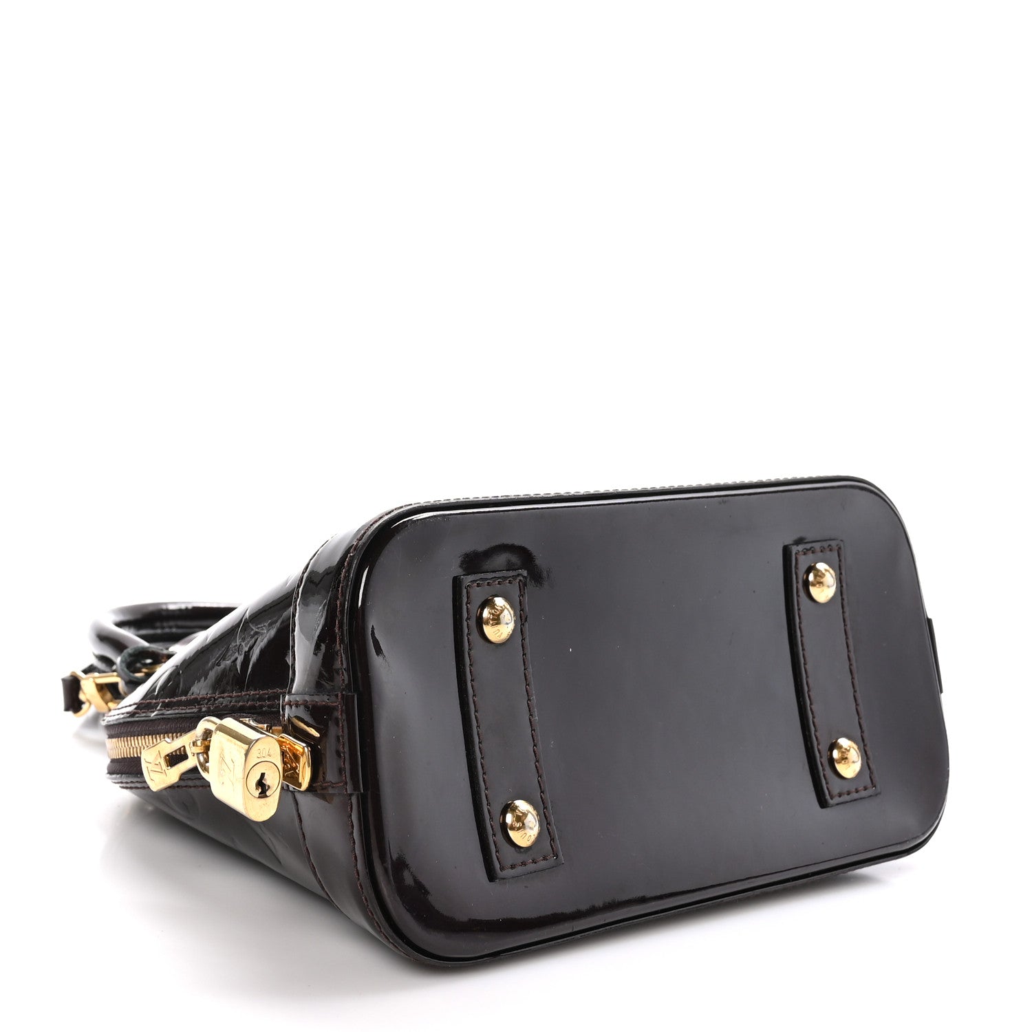 Louis Vuitton Vernis Alma BB Amarante 4 of 9