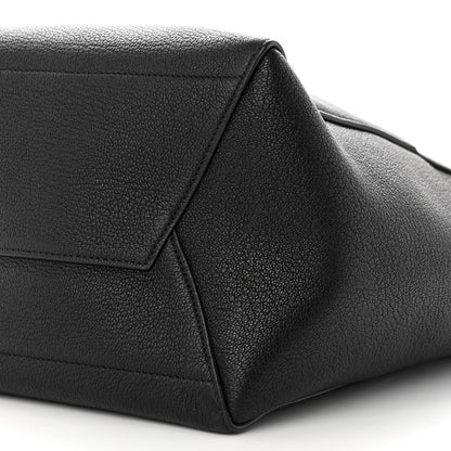 Celine Soft Grained Calfskin Sangle Bucket Bag Black 9 of 10