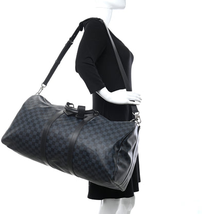 Louis Vuitton Damier Cobalt Keepall Bandouliere 55 3 of 10