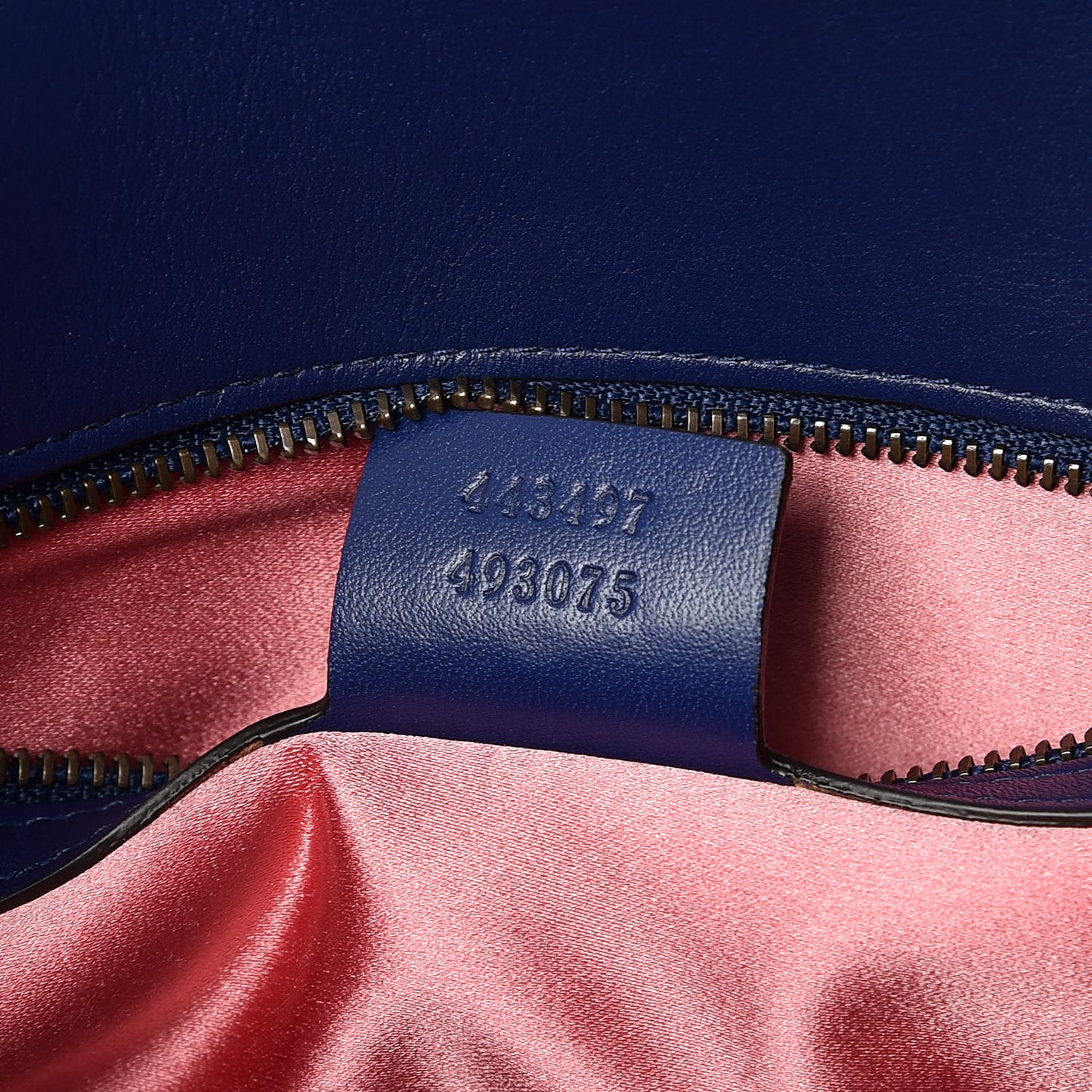 Velvet Matelasse Small GG Marmont Shoulder Bag Cobalt Blue