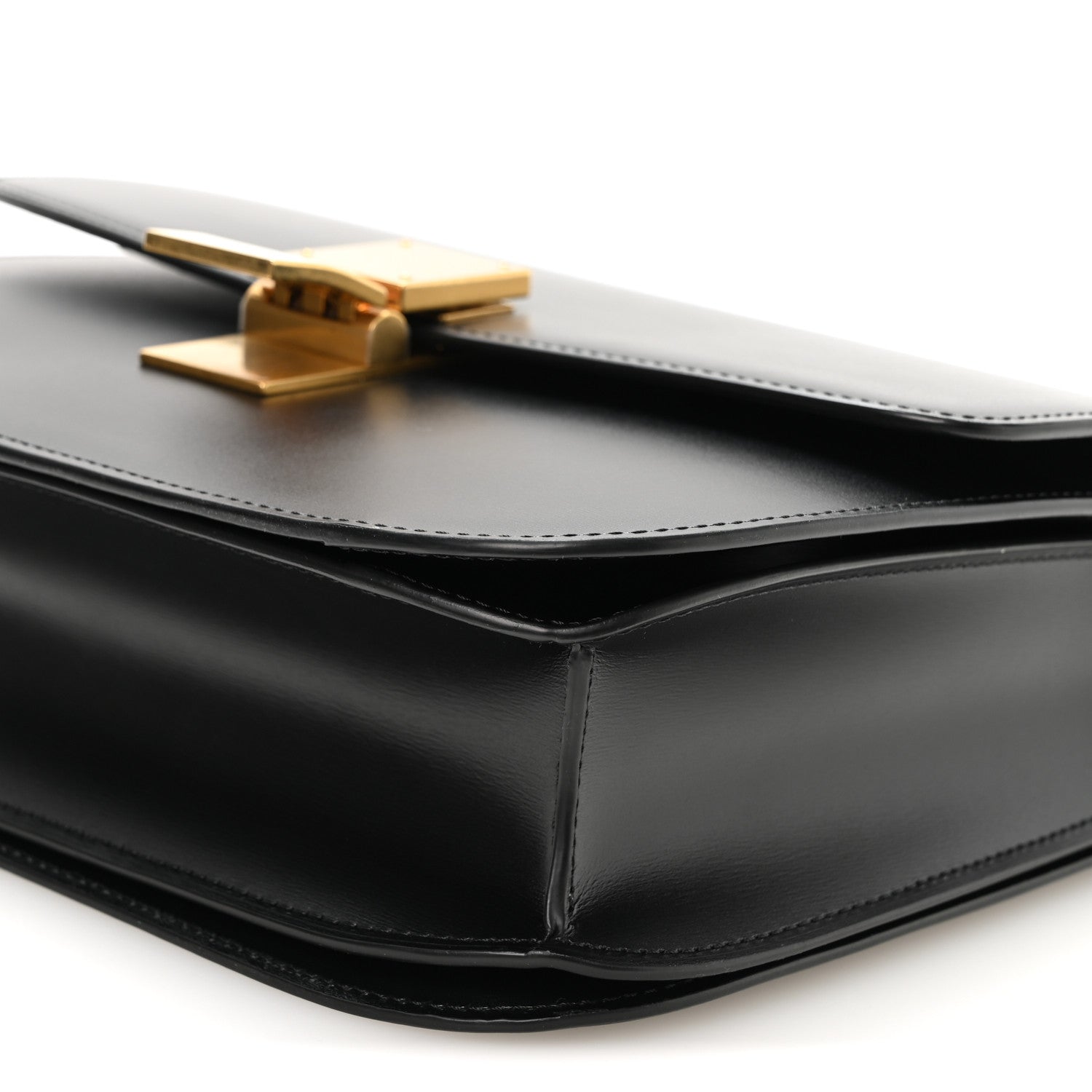 Celine Box Calfskin Medium Classic Box Flap Bag Black 10 of 11