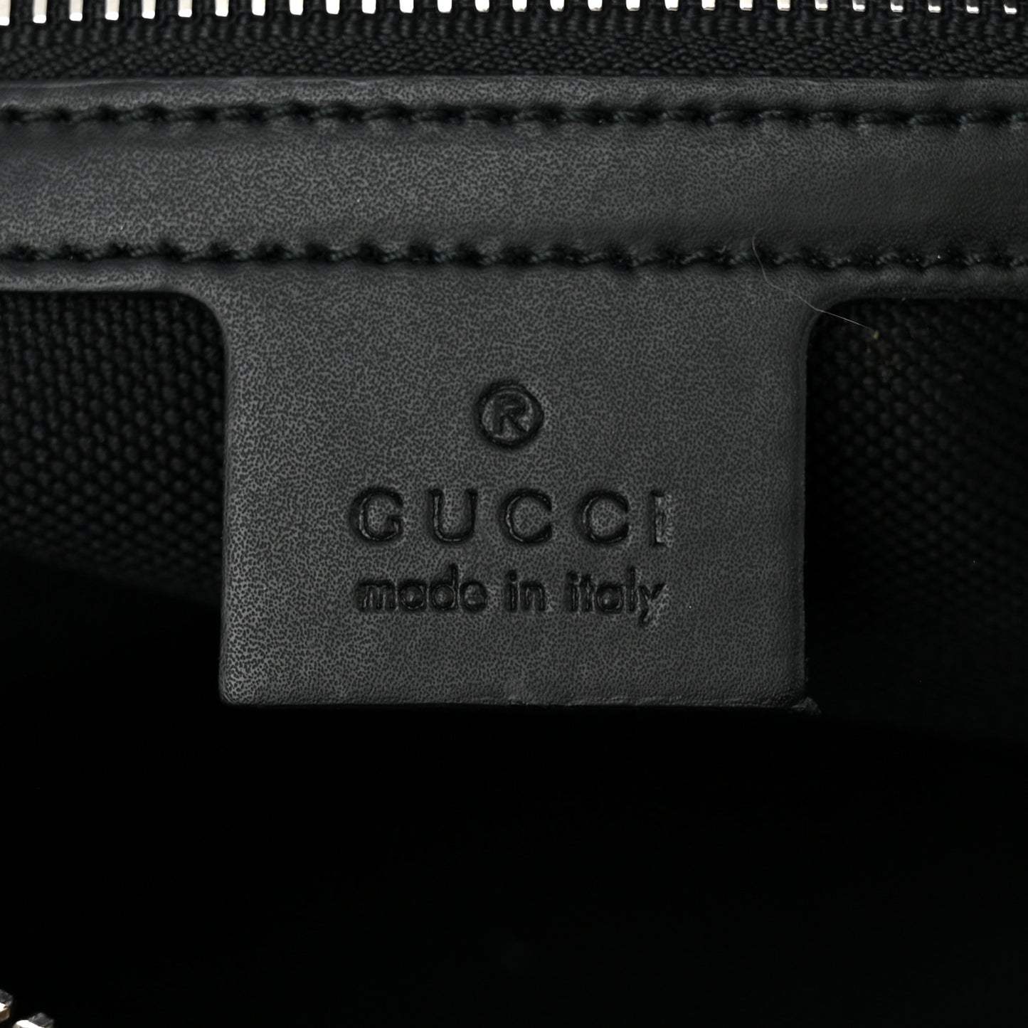 Soft GG Supreme Monogram Web Belt Bag Black Grey